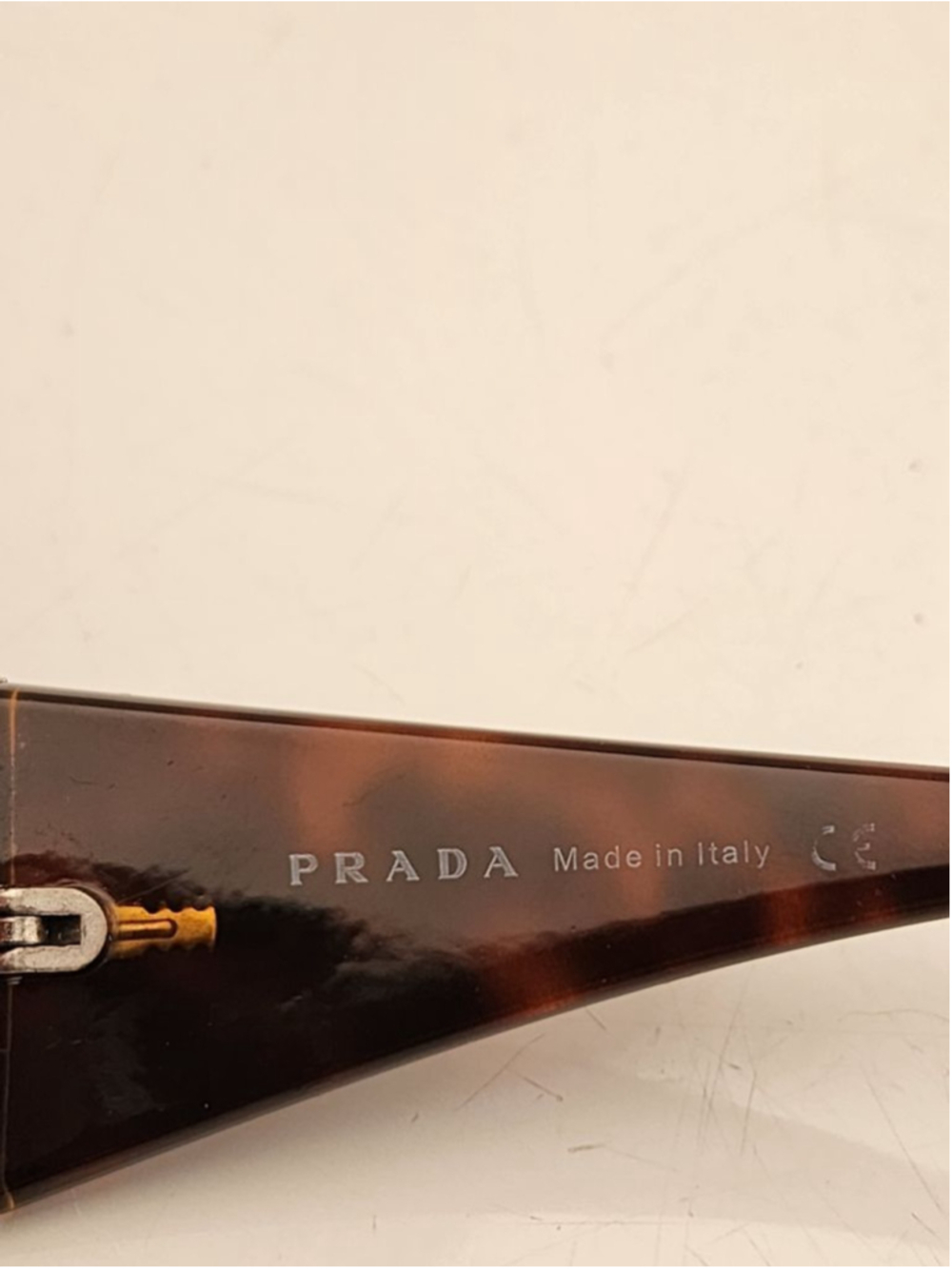 PRADA Vintage SPR07G Brown Tortoiseshell Sunglasses 61 mm 17 - Picture 11 of 13